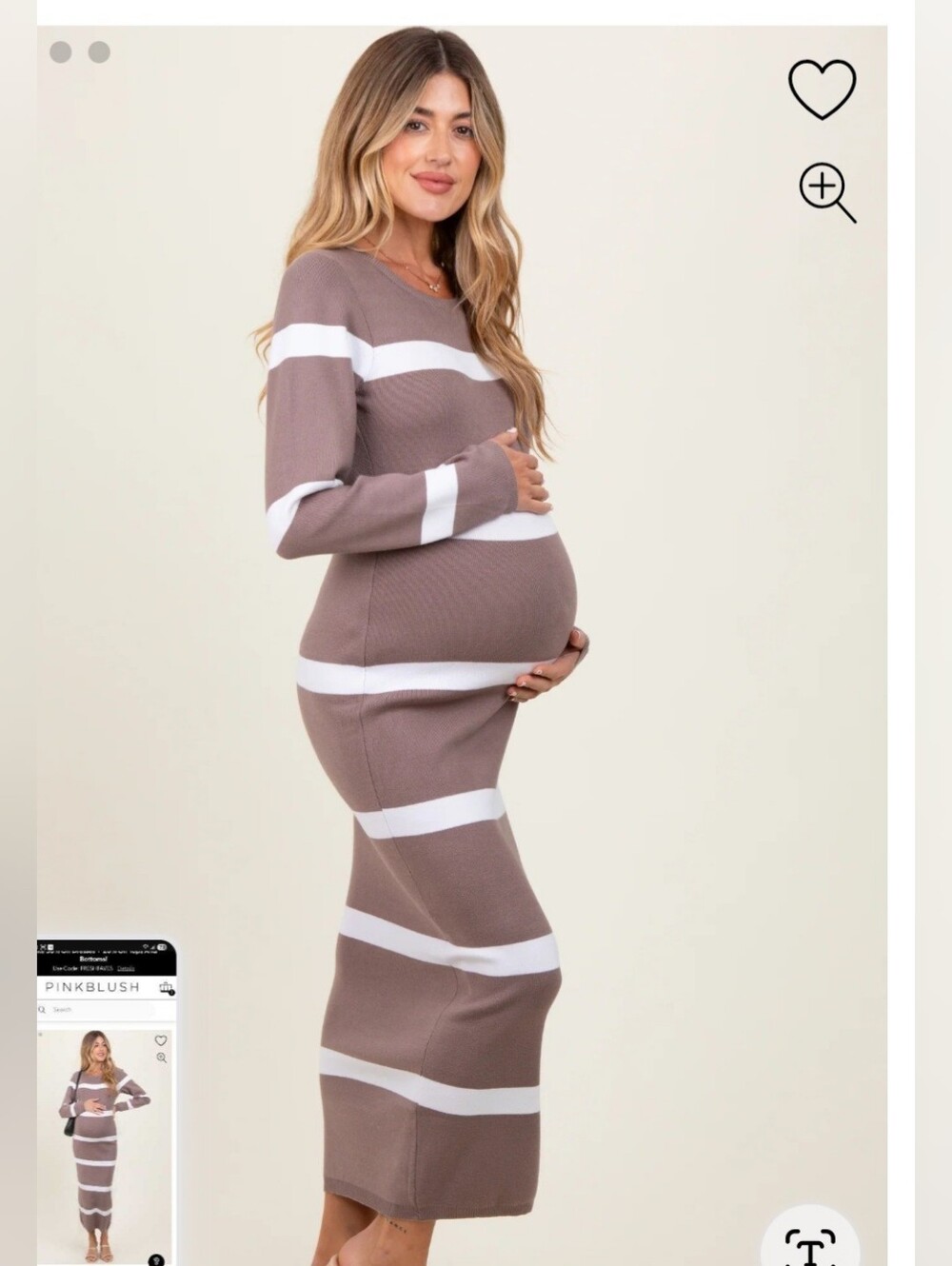 Maxi Sweater Dress-Bump Friendly
